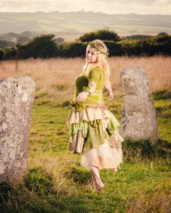 woodland wedding dress
