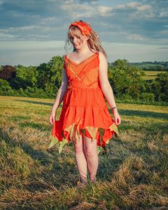 Custom handmade fairy dress