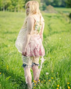 Pink fairy bustle