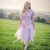 pink and lilac fairy dress