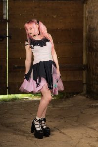 Pastel goth kawaii dress