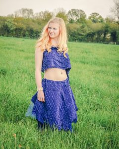 Blue fairy dress