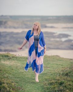 sheer kimono jacket
