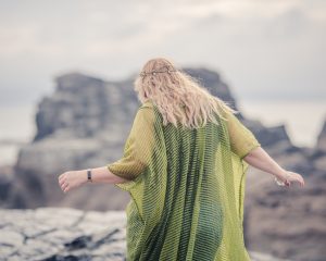 green beach cover up