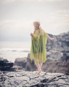green sheer cover up