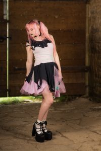 pastel goth fairy dress