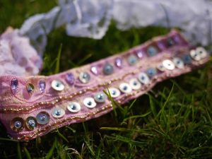 pink sparkly headband