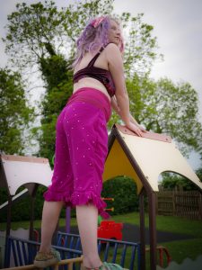 Purple bloomers