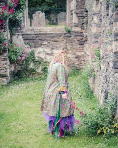 floral frock coat