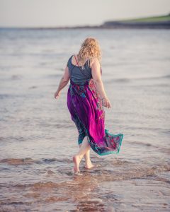 purple silk maxi dress