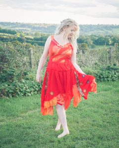 Red fairy dress