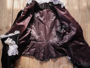 Victorian velvet jacket