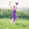 silk purple fairy outfit
