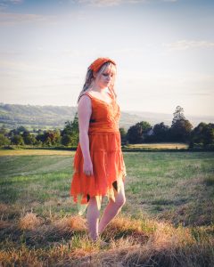 adult pumpkin fairy dress