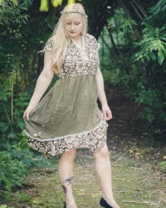 khaki tunic dress