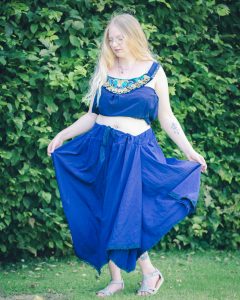 blue fairy costume