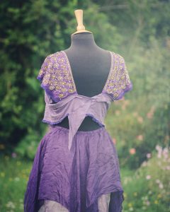 boho lilac top