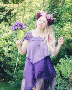 lilac boho top