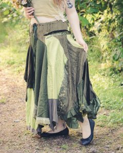 hippy maxi skirt