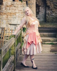 peach fairy dress